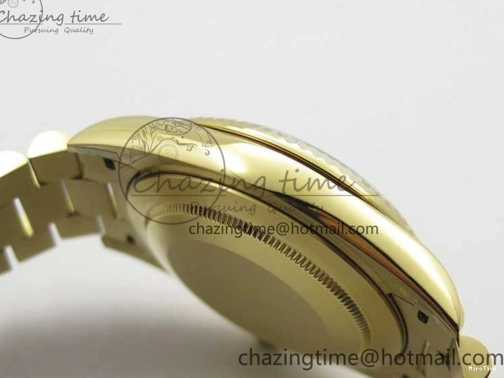 MiroTime 0220 Day-Date 40mm 228239 BP New Dial Version 904 YG Silver Roman Markers Dial on SS President Bracelet A Popular 2806